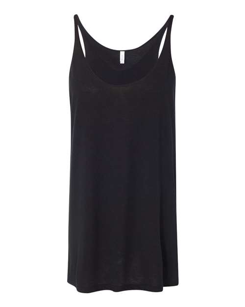 Women's Slouchy Tank - Black Front