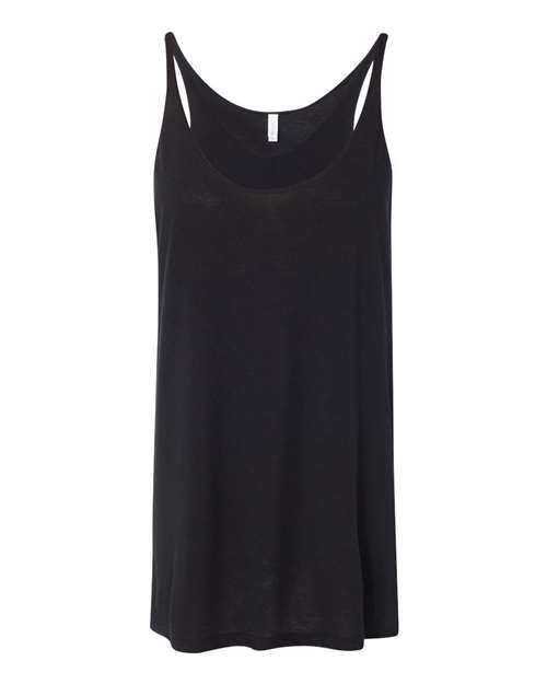 BELLA + CANVAS Women's Slouchy Tank - Black Front