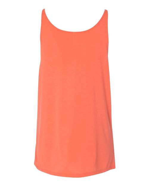 Women's Slouchy Tank - Coral Back