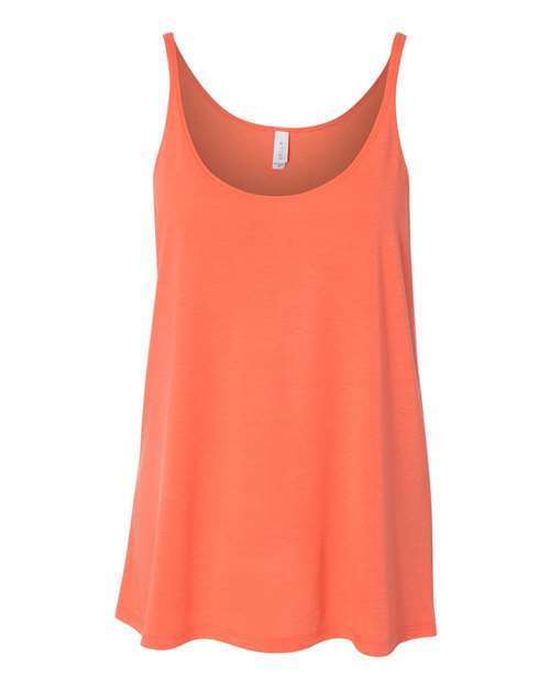 Women's Slouchy Tank - Coral Front
