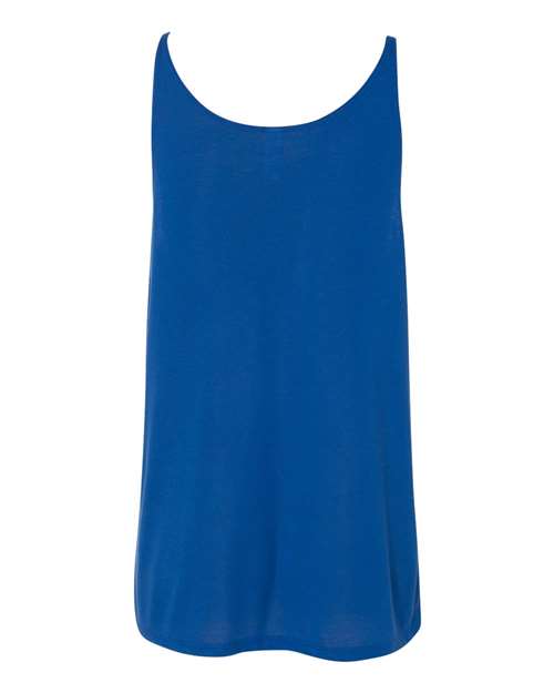 Women's Slouchy Tank - True Royal Back