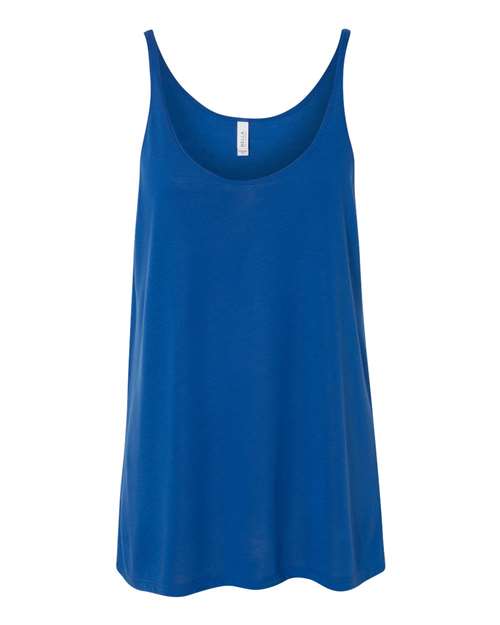 Women's Slouchy Tank - True Royal Front