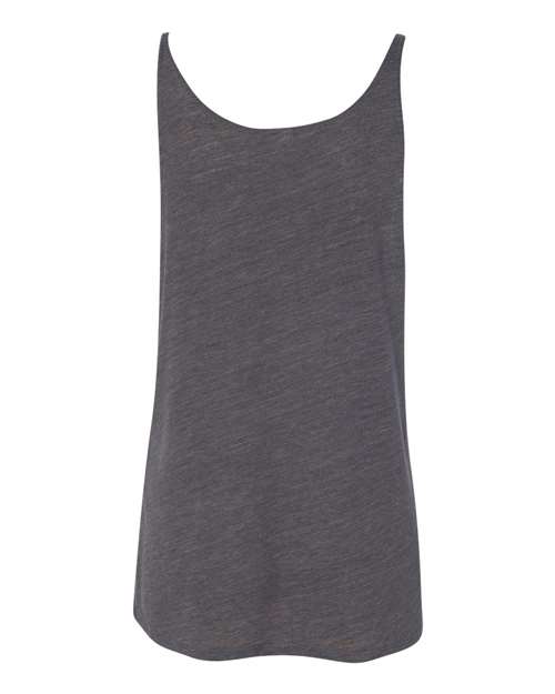 Women's Slouchy Tank - Asphalt Slub Back