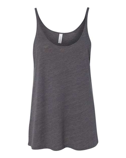 Women's Slouchy Tank - Asphalt Slub Front