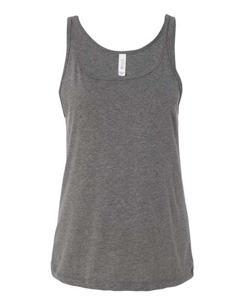 Women’s Relaxed Jersey Tank - Deep Heather Front