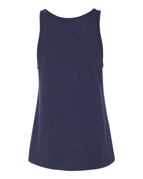 Women’s Relaxed Jersey Tank - Navy Back