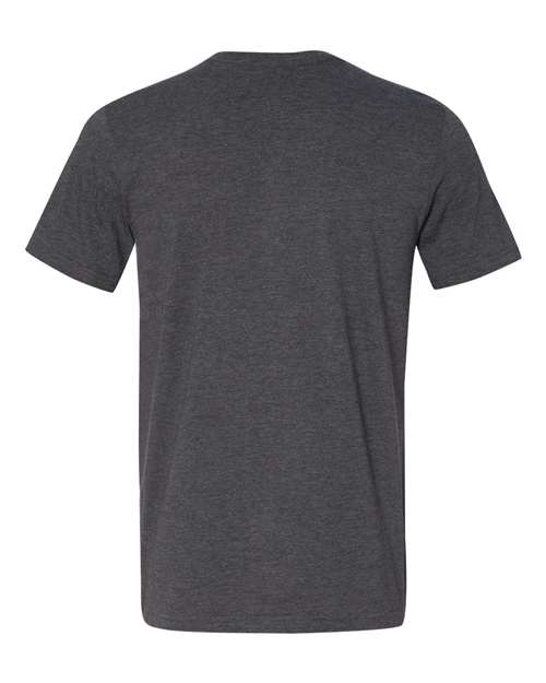 Men's Jersey Pocket Tee - Dark Grey Heather/ Black Back