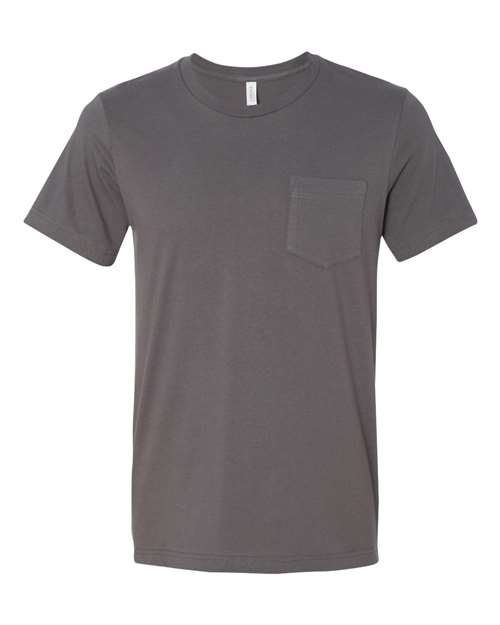 Men's Jersey Pocket Tee - Asphalt Front