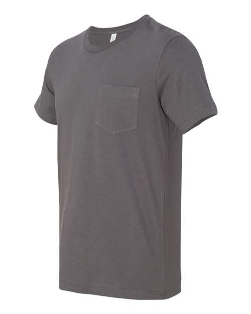 BELLA + CANVAS Men's Jersey Pocket Tee - Side
