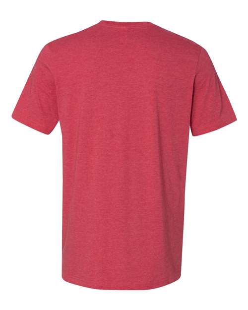 Men's Jersey Pocket Tee - Heather Red/ Deep Heather Back
