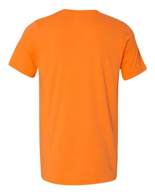 Unisex Texture Tee - Neon Orange Back