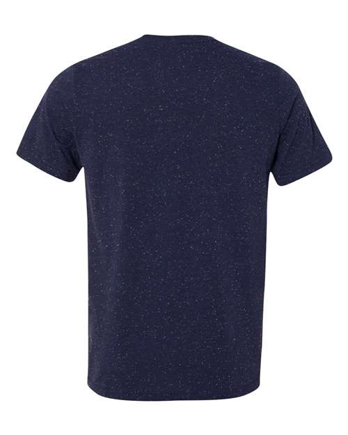 Unisex Texture Tee - Navy Speckled Back