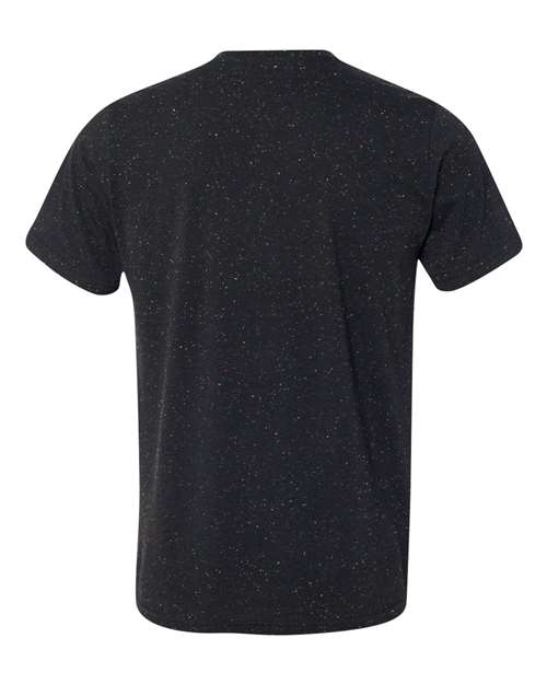 Unisex Texture Tee - Black Speckled Back