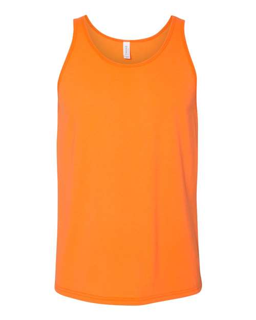 Jersey Tank - Neon Orange Front