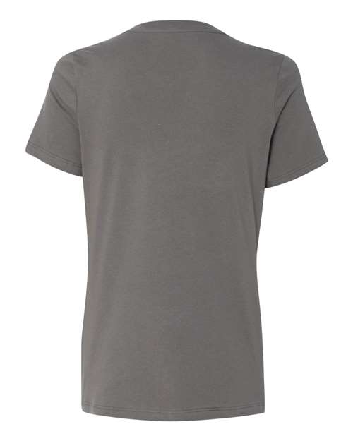 Women’s Relaxed Jersey V-Neck Tee - Asphalt Back