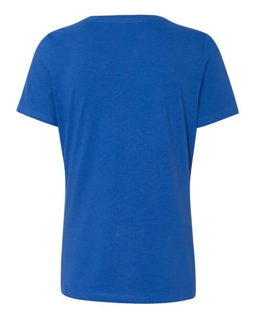 Women’s Relaxed Jersey V-Neck Tee - True Royal Back