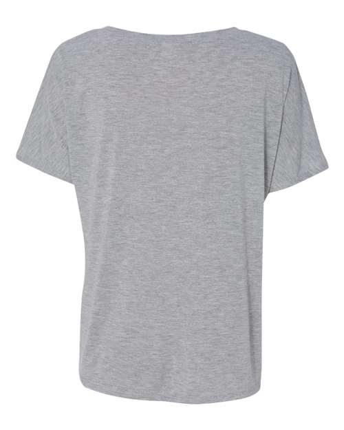 Women’s Slouchy V-Neck Tee - Athletic Heather Back