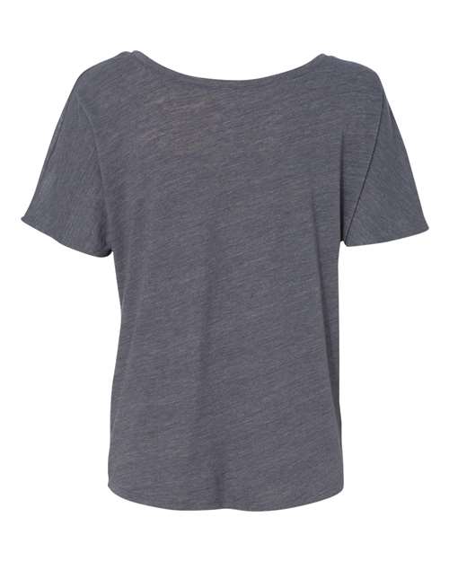 Women’s Slouchy Tee - Asphalt Slub Back