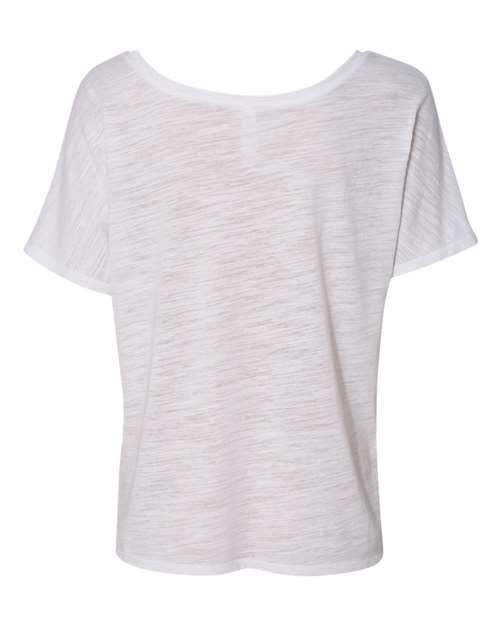 Women’s Slouchy Tee - White Slub Back