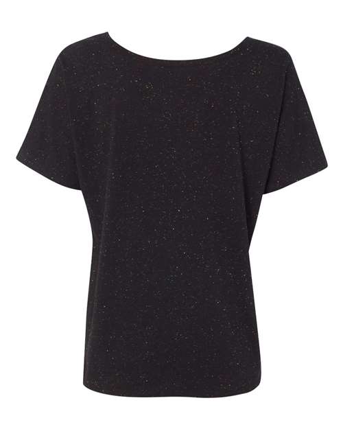 Women’s Slouchy Tee - Black Speckled Back