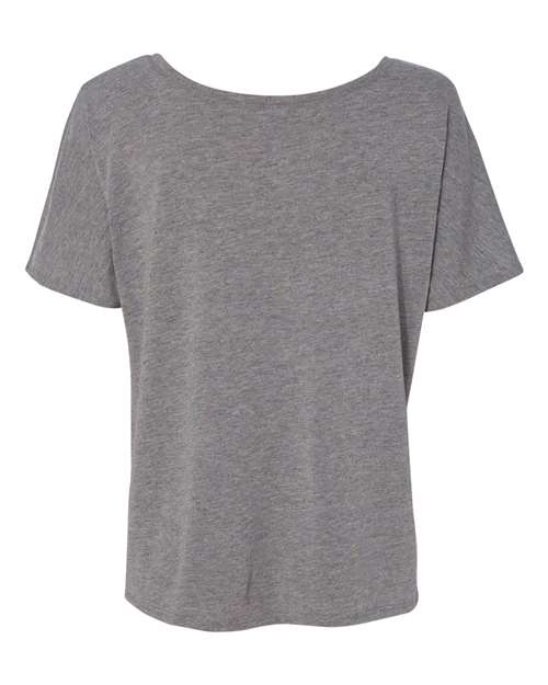 Women’s Slouchy Tee - Deep Heather Speckled Back