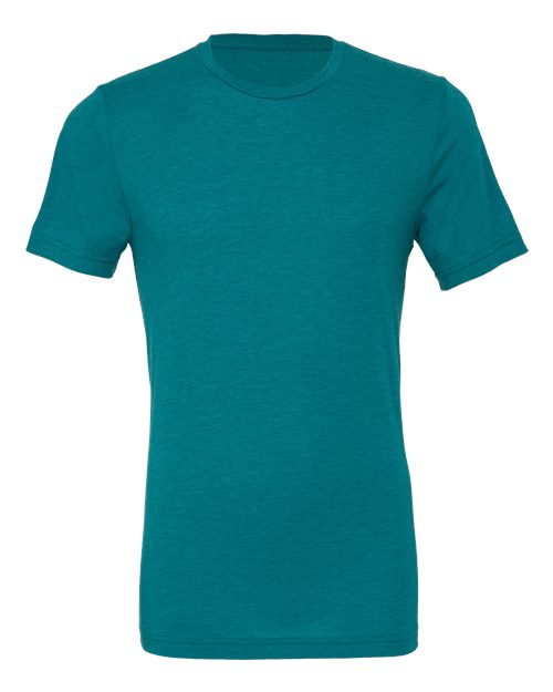 BELLA + CANVAS Triblend Tee - Teal Triblend Front