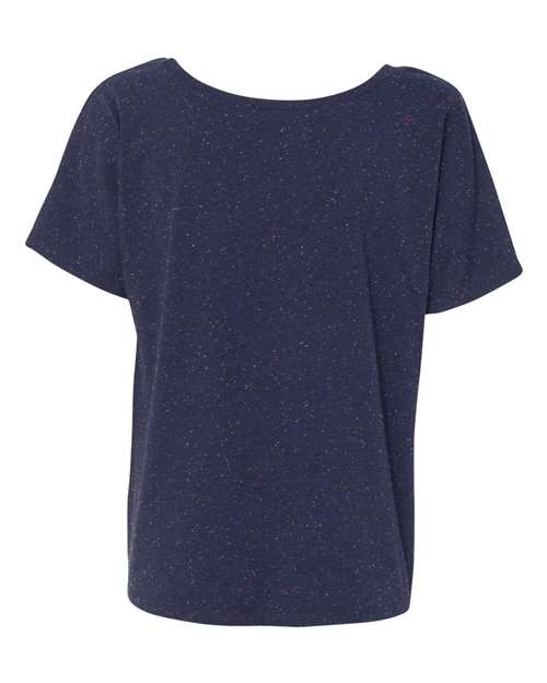 Women’s Slouchy Tee - Navy Speckled Back