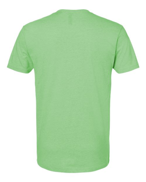 Unisex CVC T-Shirt - Apple Green Back