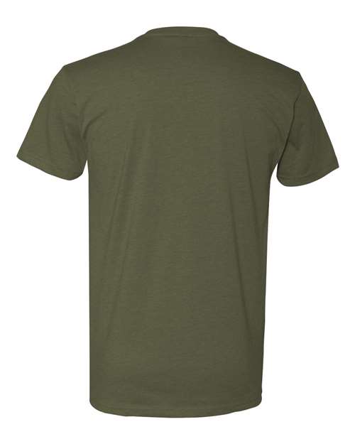 Unisex CVC T-Shirt - Military Green Back