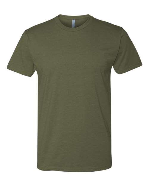 Unisex CVC T-Shirt - Military Green Front