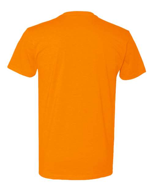Unisex CVC T-Shirt - Orange Back