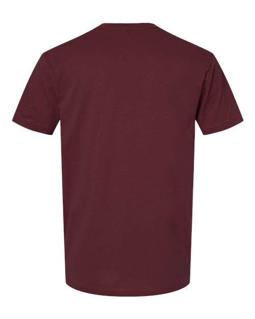 Cotton T-Shirt - Maroon Back