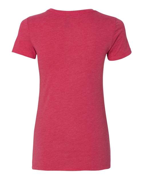 Women’s Triblend T-Shirt - Vintage Shocking Pink Back