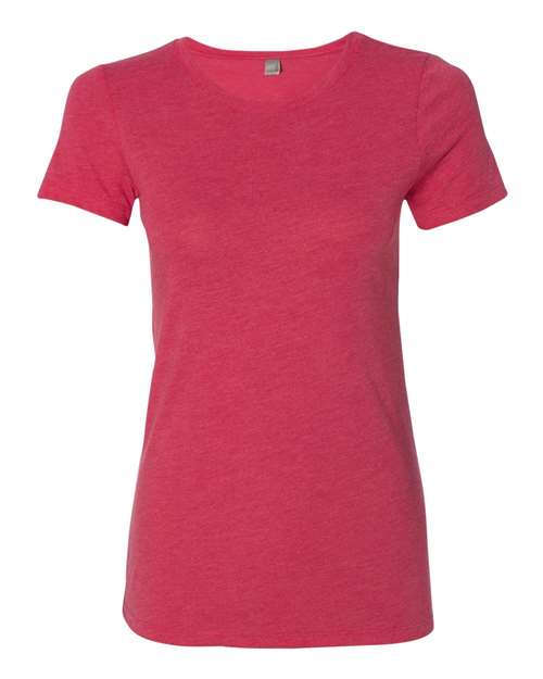 Women’s Triblend T-Shirt - Vintage Shocking Pink Front