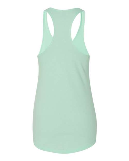 Women’s Lightweight French Terry Racerback Tank - Mint Back