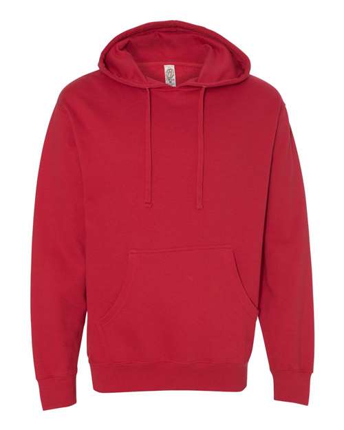 Unisex Midweight Hooded Sweatshirt - Red Front