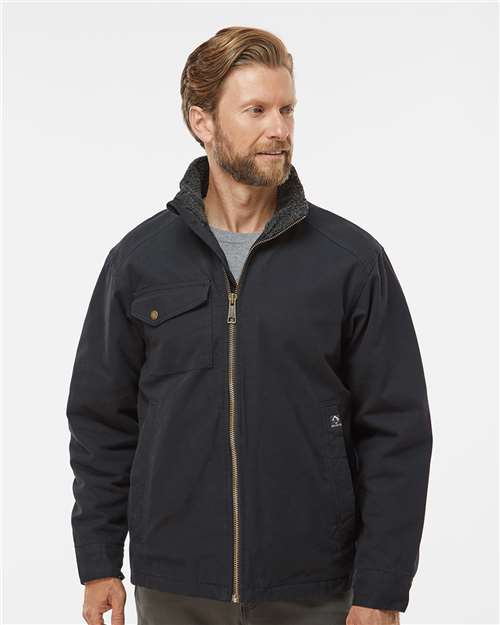 DRI DUCK Men's Endeavor Canyon Cloth™ Canvas Jacket with Sherpa Lining - Model Front