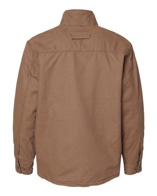 Men's Endeavor Canyon Cloth™ Canvas Jacket with Sherpa Lining - Field Khaki Back