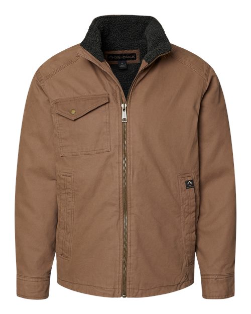 Men's Endeavor Canyon Cloth™ Canvas Jacket with Sherpa Lining - Field Khaki Front