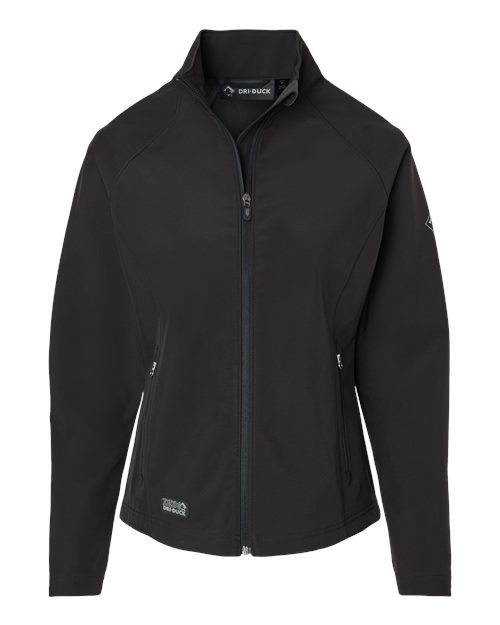 Women's Contour Soft Shell Jacket - Black Front