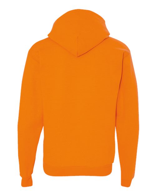 Unisex EcoSmart® Hooded Sweatshirt - Safety Orange Back