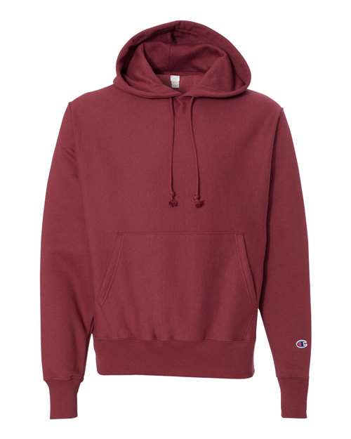 Unisex Reverse Weave® Hooded Sweatshirt - Cardinal Front