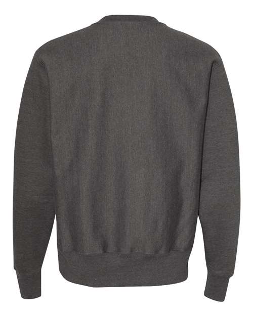 Unisex Reverse Weave® Crewneck Sweatshirt - Charcoal Heather Back