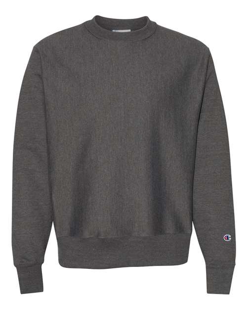 Unisex Reverse Weave® Crewneck Sweatshirt - Charcoal Heather Front