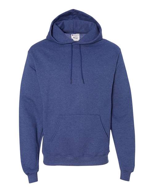 Unisex Powerblend® Hooded Sweatshirt - Royal Blue Heather Front