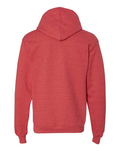 Unisex Powerblend® Hooded Sweatshirt - Scarlet Heather Back