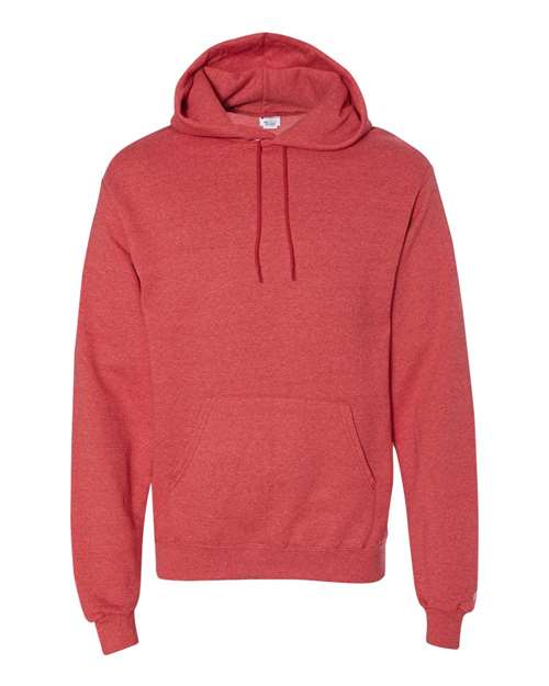 Unisex Powerblend® Hooded Sweatshirt - Scarlet Heather Front