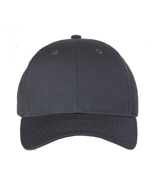 Cotton Twill Cap - Dark Grey Front