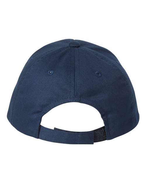 Youth Small Fit Cotton Twill Cap - Navy Back