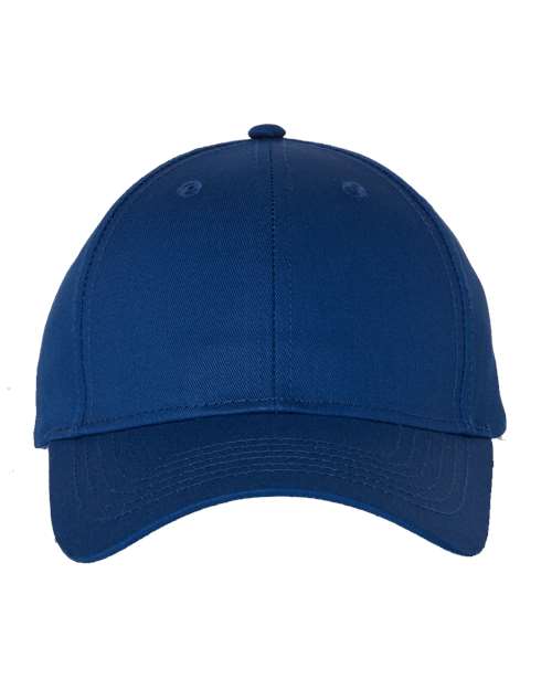Youth Small Fit Cotton Twill Cap - Royal Blue Front